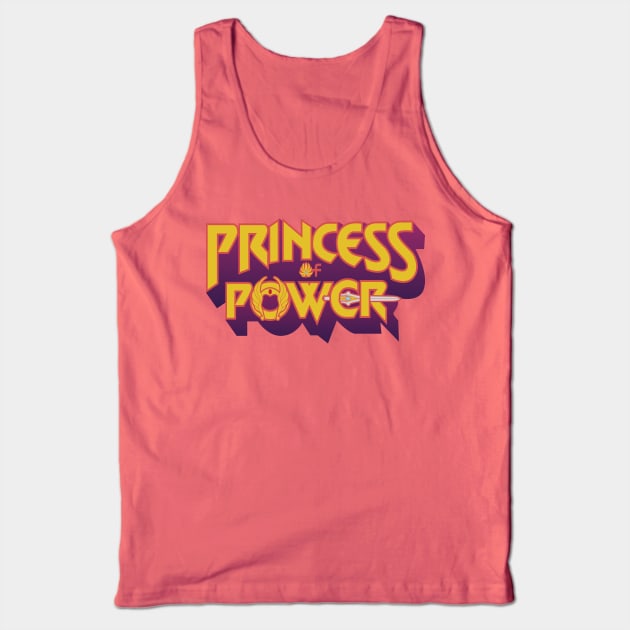 Power Of A Princess Tank Top by DeepDiveThreads